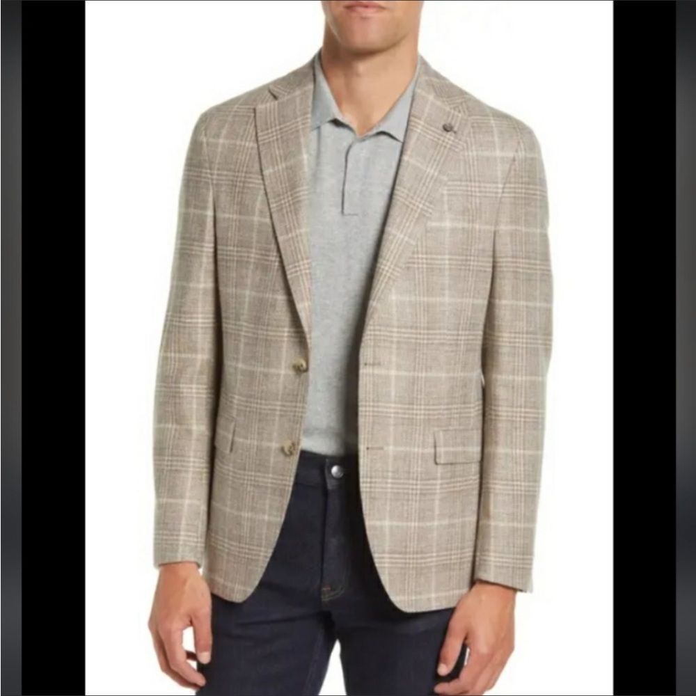 Nautica Men’s Plaid Sport Coat, Size-46R